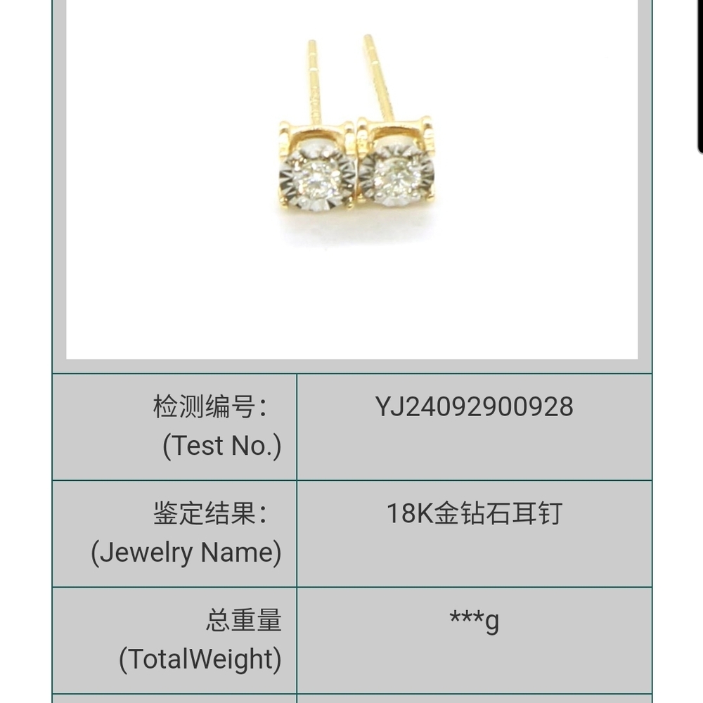 Elegant Gold Stud Earrings
